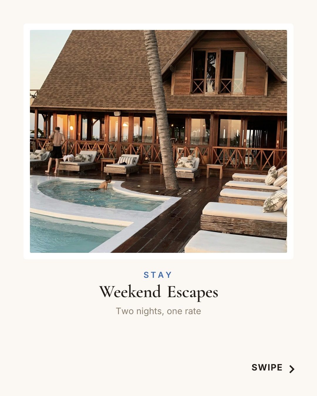 An Instagram post made with Vyral for a hotel